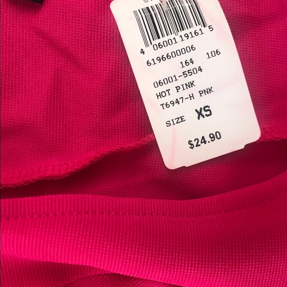 Peplum top- Hot Pink x Windsor Store size XS - Picture 5 of 6